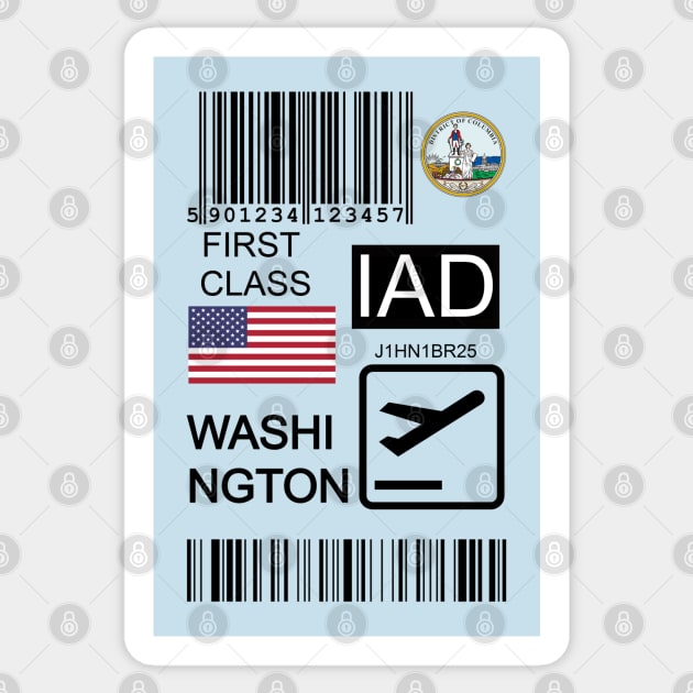 Washington DC United States travel ticket Sticker by Travellers